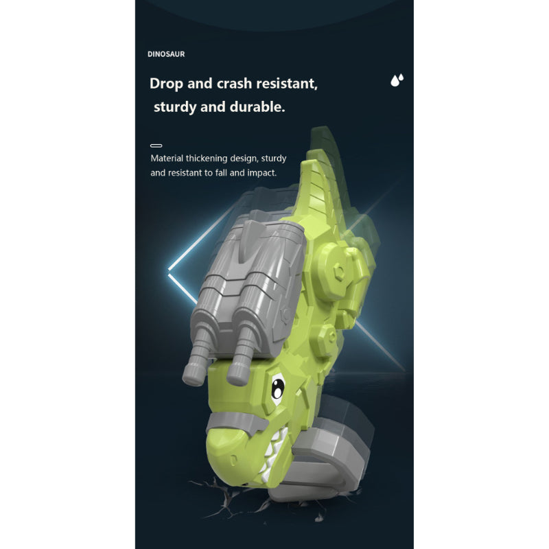 Electric Armoured Dino Water Gel Ball Laucher Toy For kids
